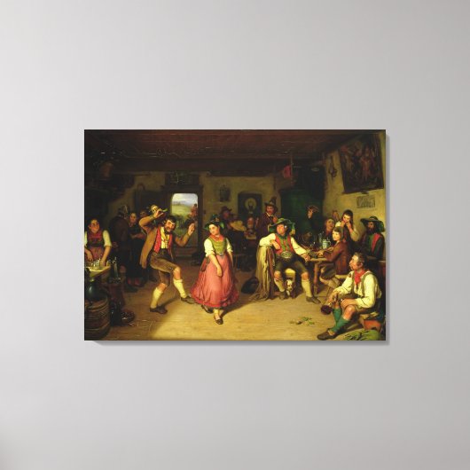 Toile Cible tir et danse à Oberbayern, 1841 (Recto)