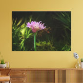 Toile Ciboulette à fleurs et palmier (Insitu(Salon))
