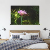 Toile Ciboulette à fleurs et palmier (Insitu(Chambre))