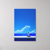 Toile Ciel bleu (Recto)