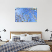 Toile Ciel bleu, arbres en hiver (Insitu(Chambre))