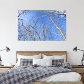 Toile Ciel bleu, Arbres en hiver (Insitu(Chambre))