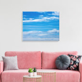 Toile Ciel bleu avec flux nuageux (Insitu(Salon))