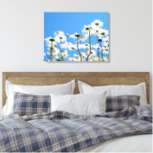 Toile Ciel bleu et marguerites blanches (Insitu(Chambre))