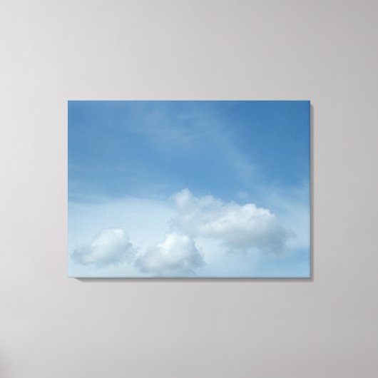 Toile Ciel bleu et nuages (Recto)