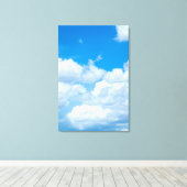 Toile Ciel bleu nuages Arrière - plans Ciel Ciel Design (Insitu (Plancher de Bois))