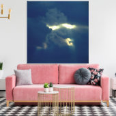 Toile Ciel bleu, Nuages face (Insitu(Salon))