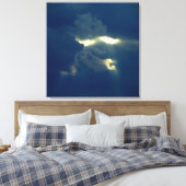Toile Ciel bleu, Nuages face (Insitu(Chambre))