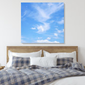 Toile Ciel bleu nuageux (Insitu(Chambre))