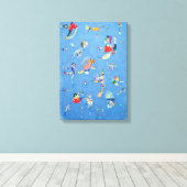 Toile Ciel bleu par Wassily Kandinsky (Insitu (Plancher de Bois))