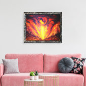 Toile Ciel brûlant (Insitu(Salon))