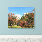 Toile Ciel d'automne nostalgique (Insitu (Plancher de Bois))