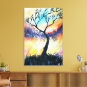 Toile Ciel de rêves - Aquarelle (Insitu(Salon))