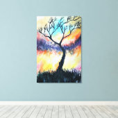 Toile Ciel de rêves - Aquarelle (Insitu (Plancher de Bois))