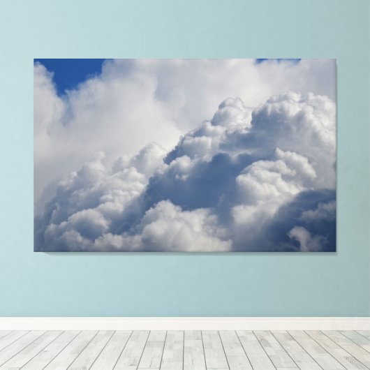 Toile Ciel des nuages foncés (Insitu (Plancher de Bois))