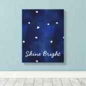 Toile Ciel étoilé bleu minuit (Insitu (Plancher de Bois))