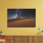 Toile Ciel étoilé sur le désert de Gobi Dunes de sable (Insitu(Salon))