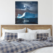 Toile Ciel nocturne de l'iceberg polaire (Insitu(Chambre))
