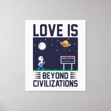 Ciel nocturne et espace avec alien et vaisseau spa