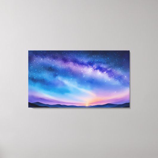 Toile Ciel nocturne étoilé (Recto)