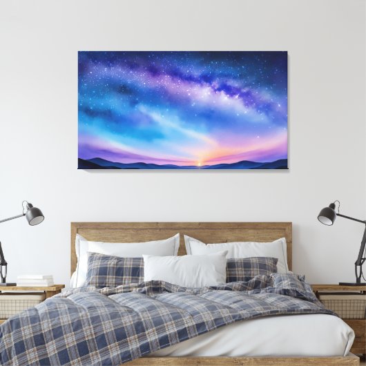 Toile Ciel nocturne étoilé (Insitu(Chambre))
