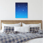Toile Ciel nocturne étoilé bleu profond (Insitu(Chambre))