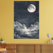 Toile Ciel nocturne sombre (Insitu(Salon))