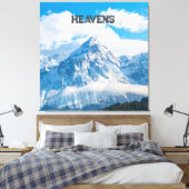 Toile Ciel personnalisé Texte Image Ciel étirée (Insitu(Chambre))