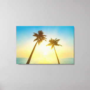 Toile Ciel tropical idyllique