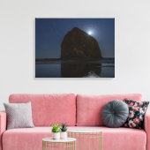 Toile Ciels au-dessus de Haystack Rock | Cannon Beach, O (Insitu(Salon))