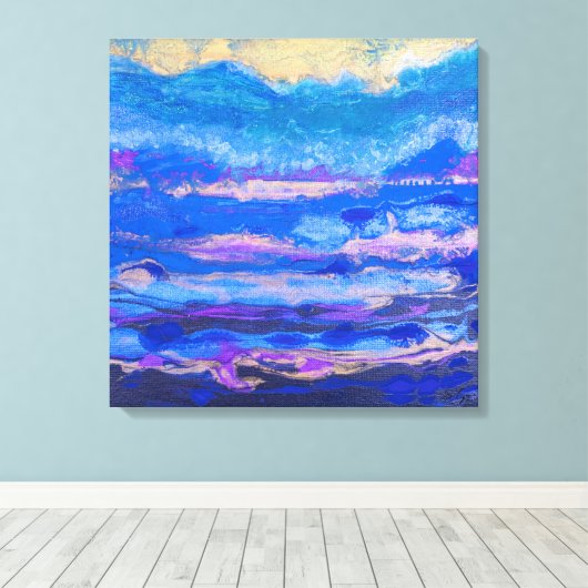 Toile Ciels dorés (Insitu (Plancher de Bois))