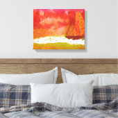Toile Cieux rouges de navigation (Insitu(Chambre))
