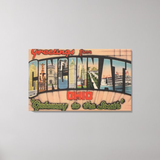 Toile Cincinnati, Ohio (Porte d'entrée vers le sud) (Recto)