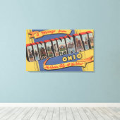 Toile Cincinnati, Ohio - Scènes de grandes lettres 2 (Insitu (Plancher de Bois))