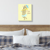 Toile Cindy Bear tenant le parasol (Insitu(Chambre))