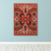 Toile Cinnabar Suzani II (Insitu (Plancher de Bois))