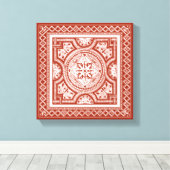 Toile Cinnabar Woodblock IV (Insitu (Plancher de Bois))