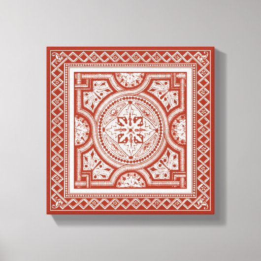 Toile Cinnabar Woodblock IV (Recto)