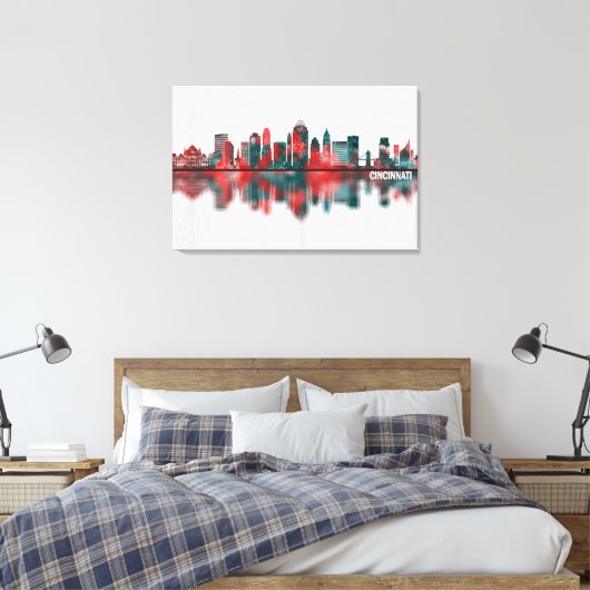 Toile Cinnati Ohio Skyline (Insitu(Chambre))