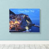 Toile Cinque Terre, Italie 14" x 11", 1,5", simple (Insitu (Plancher de Bois))