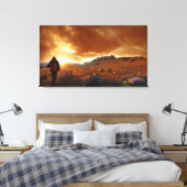 Toile Cinty Mountain Sunset - Parc national des Glaciers (Insitu(Chambre))