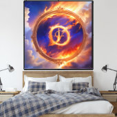 Toile Cipher Éternel - Flamme, Alliance, Mystère (Insitu(Chambre))
