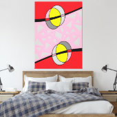 Toile Circled Back Scrum Design II (Insitu(Chambre))