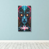 Toile Circuitrie fantôme (Insitu (Plancher de Bois))