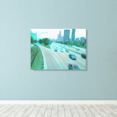 Toile Circulation à Chicago en feuille de couleur (Insitu (Plancher de Bois))