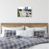 Toile Circulation dense à Chicago aux heures de pointe (Insitu(Chambre))