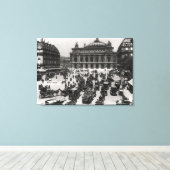 Toile Circulation devant l'Opéra de Paris (Insitu (Plancher de Bois))