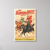 Toile Cirque Avec Des Hommes À Cheval. (Recto)