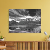 Toile Cirrus nuages au-dessus du lac Waterfowl, Banff (Insitu(Salon))