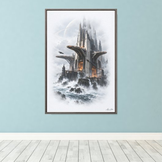 Toile Citadelle des marées (Insitu (Plancher de Bois))